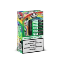 Champs Disposable Vape Rainbow Skittles - 10,000 to 15,000 Puffs, Dual Coil