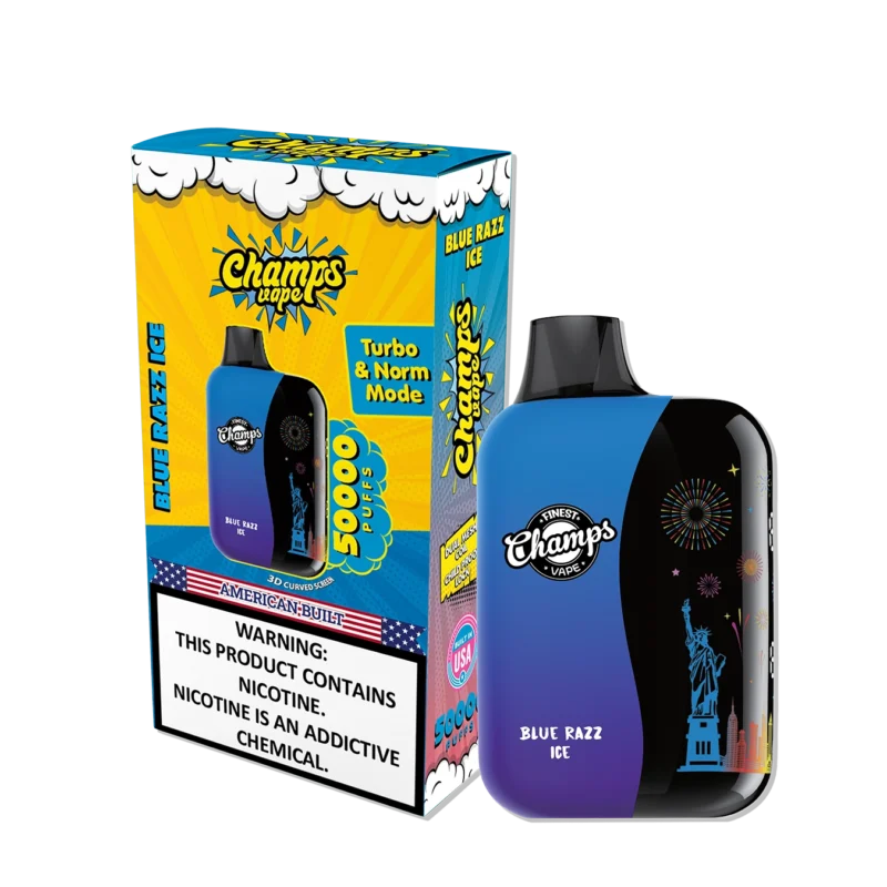 Blue Razz Ice Flavor | 50000 Puffs Disposable Vape