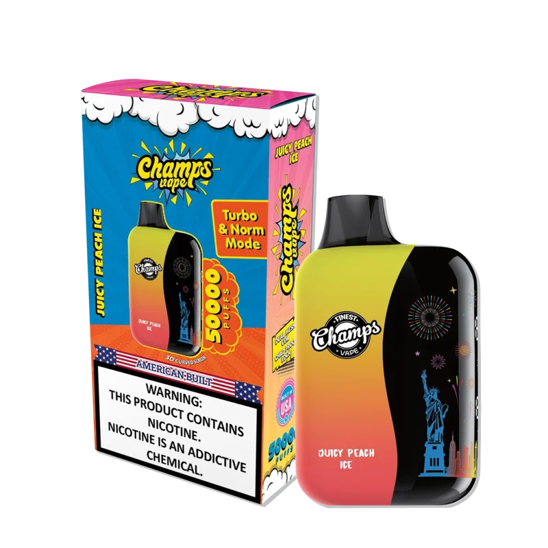 Juicy Peach Ice Flavor | 50000 Puffs Disposable Vape