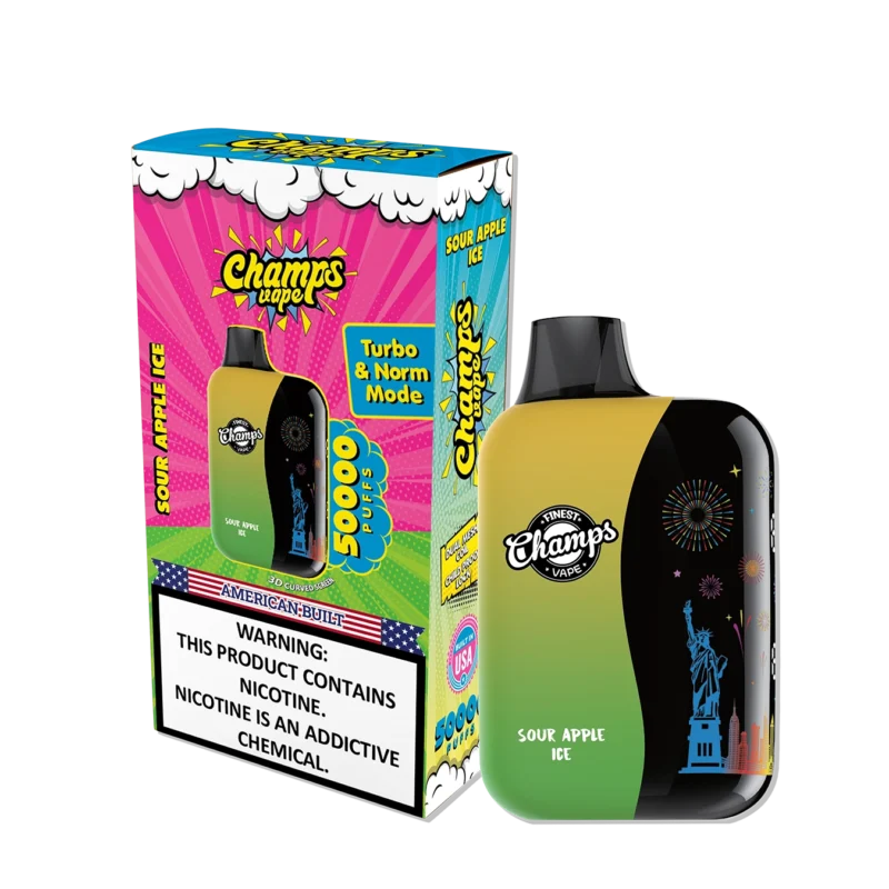 Sour Apple Ice Flavor | 50000 Puffs Disposable Vape