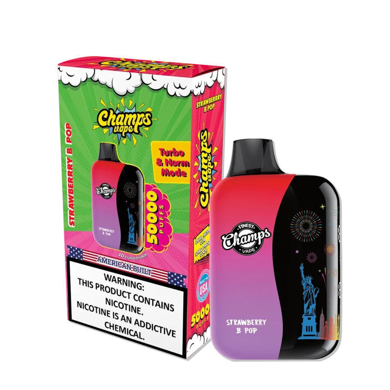 Strawberry B POP Flavor | 50000 Puffs Disposable Vape
